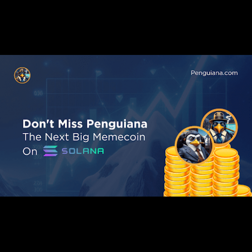 Playful 'Penguiana' Meme Coin Captivates Solana, Unveils Presale Success and Game Preview