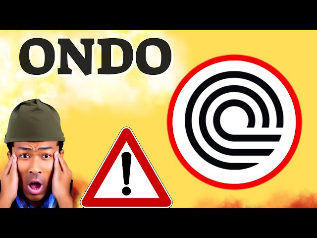 ONDO Prediction 16/MAY ONDO Coin Price News Today - Crypto Technical Analysis Update Price Now