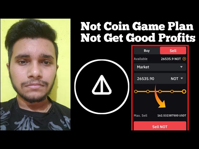 Not Coin Game Plan | Not Sell Book Profit | Tokens have been sent back to 75% Users accounts.