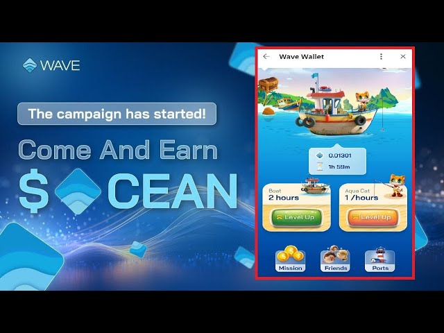 Wave Mega Airdrop | Play to Earn | Message For Free Sol Token
