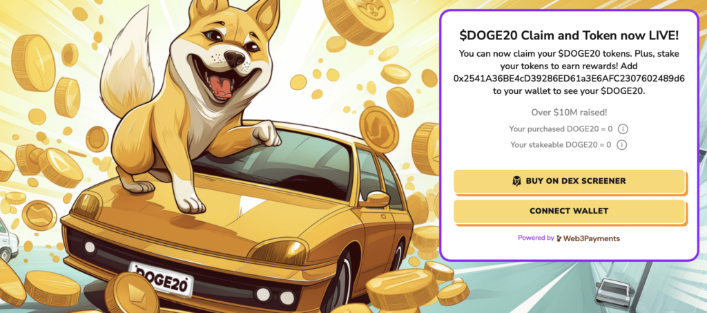 Dogecoin20 在 Uniswap 首次亮相，在狗狗日炒作中飆升