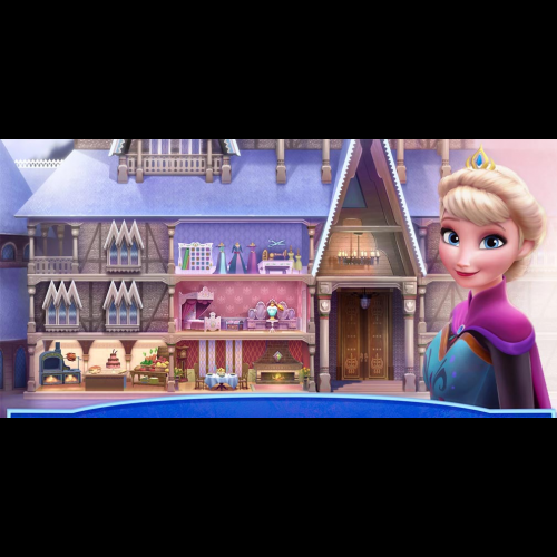 与迪士尼冰雪奇缘皇家城堡一起沉浸在阿伦黛尔的皇家城堡中