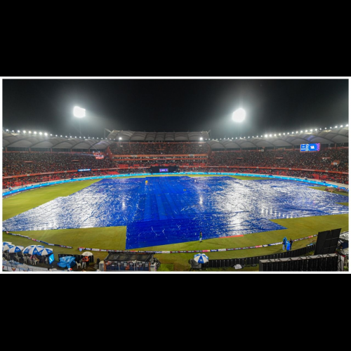 Die Sunrisers Hyderabad sichern sich den Playoff-Platz, da das Spiel der Gujarat Titans durch Regen abgesagt wird