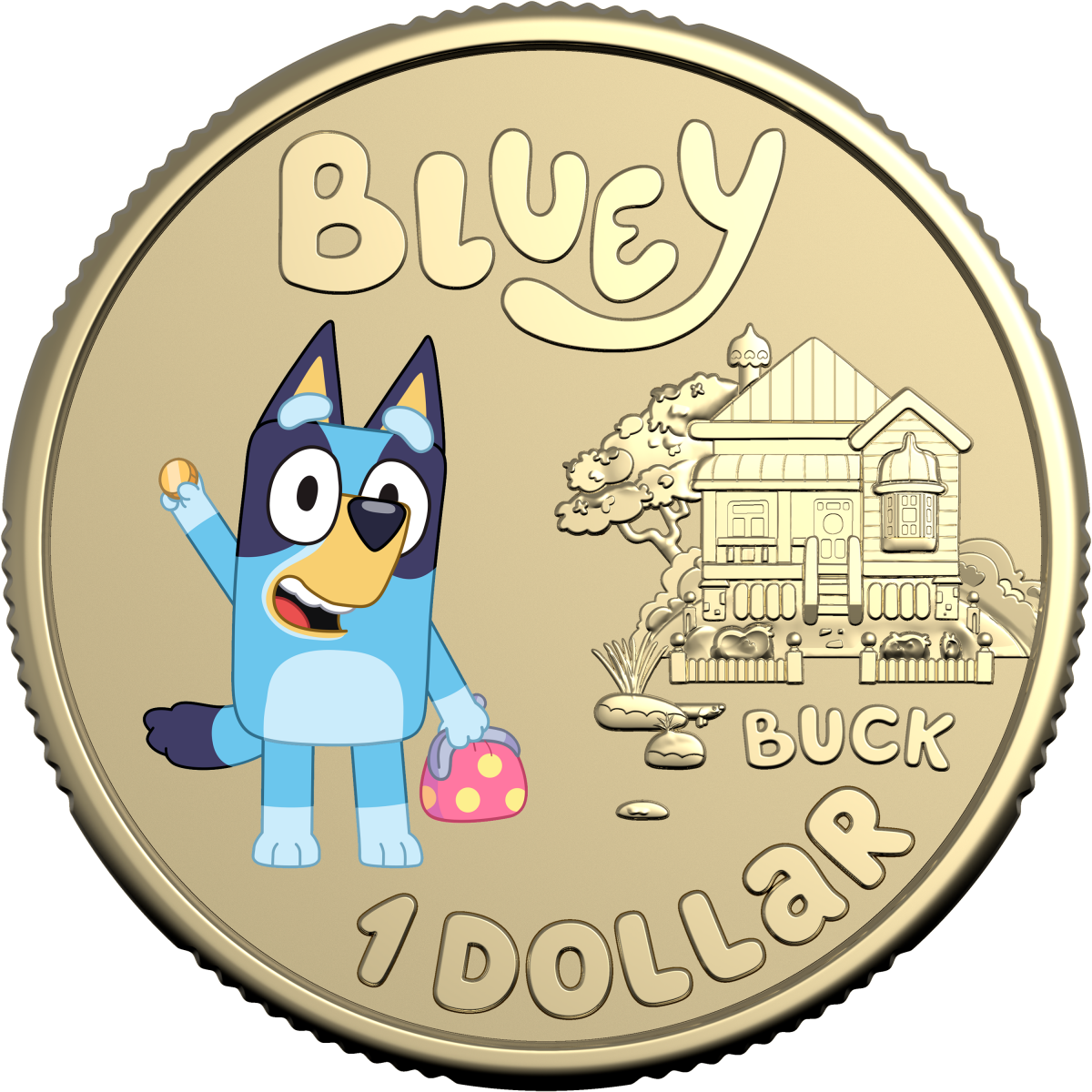 Bluey Features on Her Own Set of Dollarbuck Coins