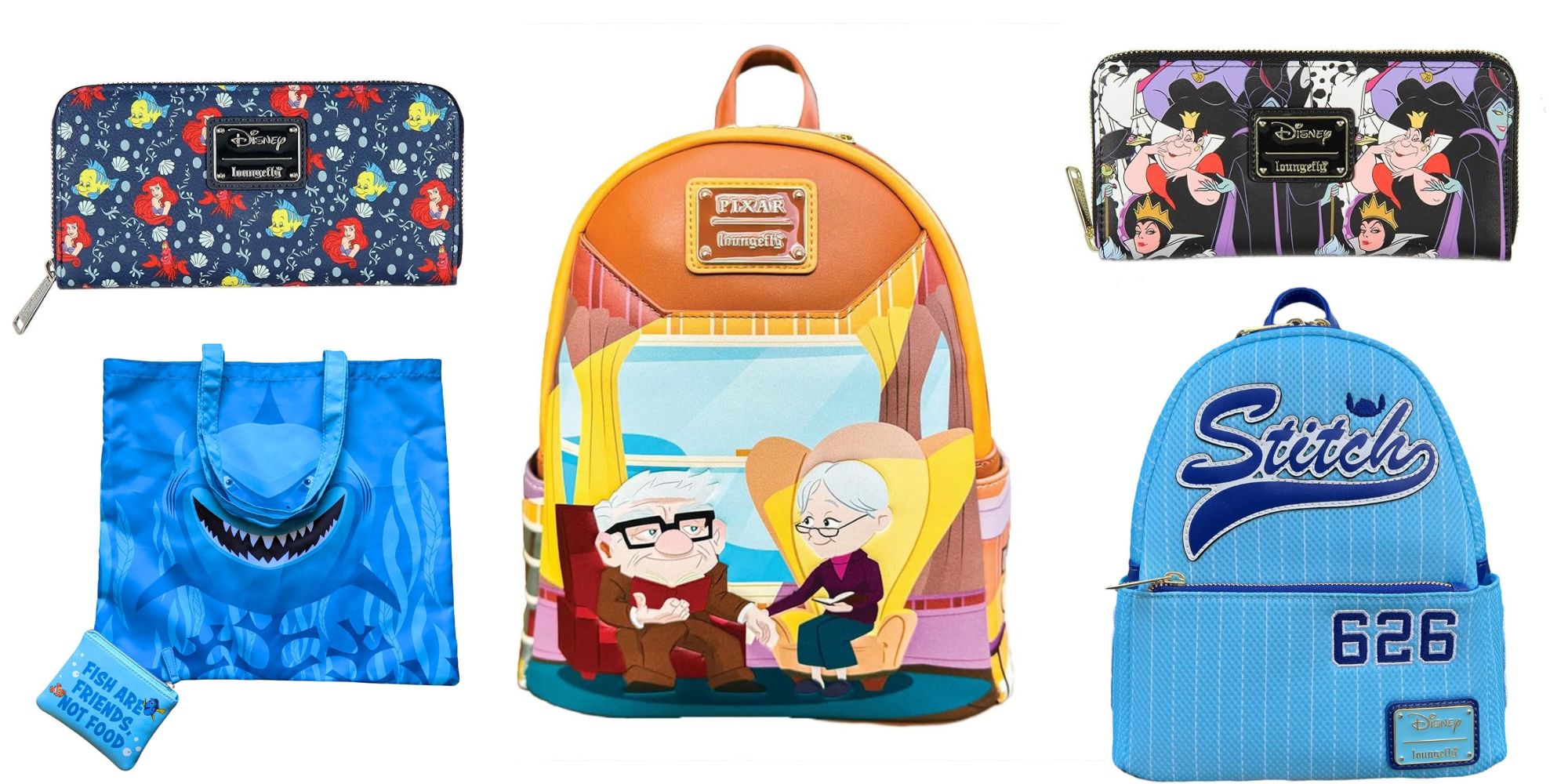 WDWNT Amazon Prime Big Deal Days: Loungefly-Rucksäcke, Geldbörsen und mehr, inspiriert von Stitch, „Findet Nemo“, „Up“, „Der König der Löwen“, „Der Albtraum vor Weihnachten“ und mehr