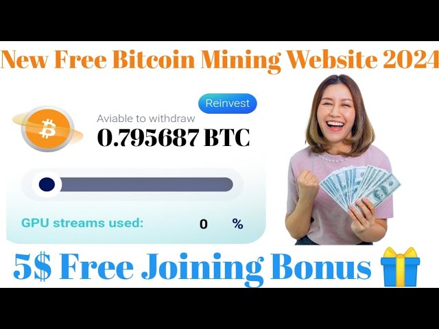 Free Bitcoin Mining Website 2024 || Proofmin Free Bitcoin Mining 5$ Free Bonus