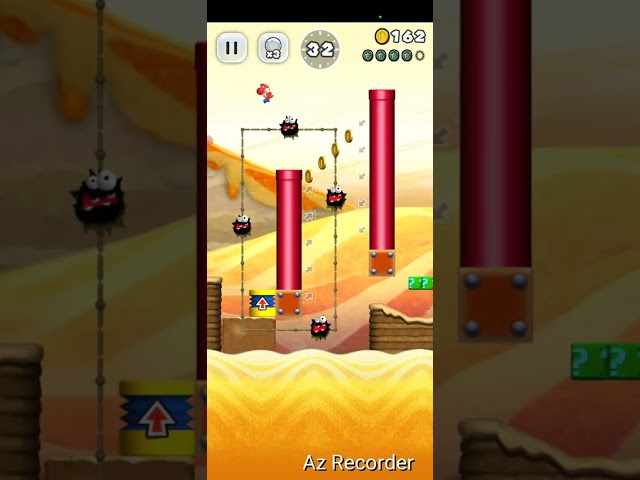 Desert Fuzz Super Mario Run World ☆-4 黑色硬幣跑隱藏地點
