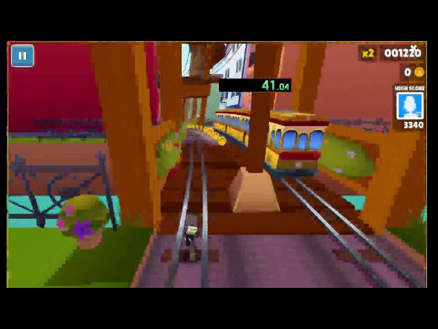 trying to beat my coin-subway surfers record