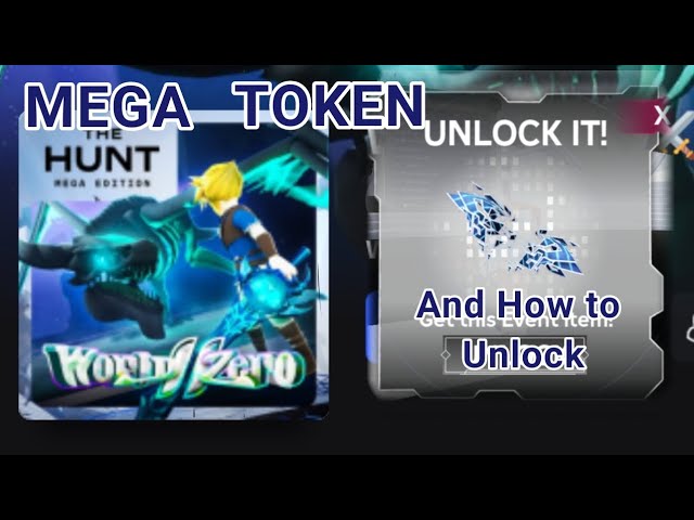 World Zero (Roblox) Mega Token et puzzle #ROBLOX #THEHUNTMEGAEDITION