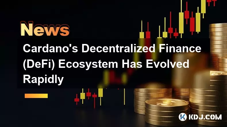 Cardano的分散金融（DEFI）生态系统迅速发展