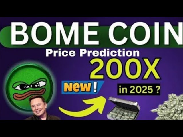 Bome Coin Price Prediction 2025 | Bome Crypto besser als Pepe -Münze? | Meme -Münze | Bome Crypto