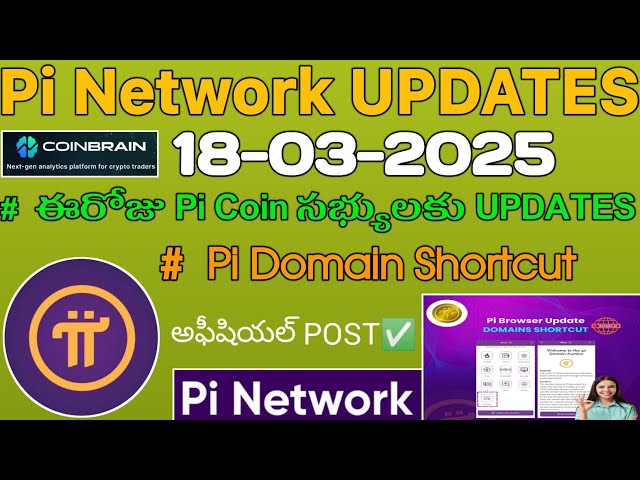 #Pinetwork PI Coin Domain Shortcut🌍 Offizielle Post✅ - Neue Updates
