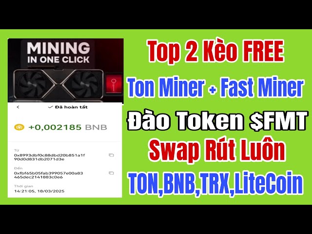 Top 2 Top 2 Mineur Fast Fast, Ton Miner Exploit Token $ FMT Swap via BNB, TRX, TON LINECOIN RETRAIT