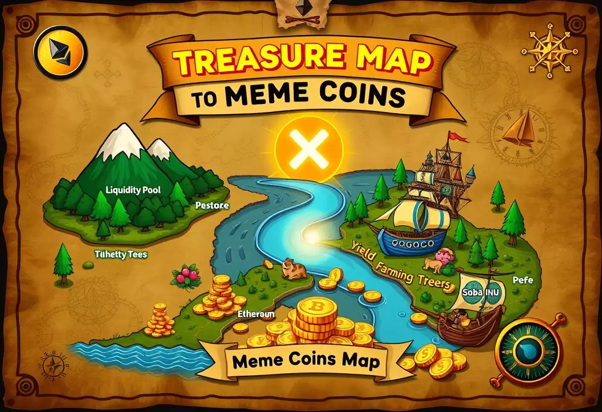 Solana Meme硬币在2025年将区块链变成了金矿，我们有地图可以指导您