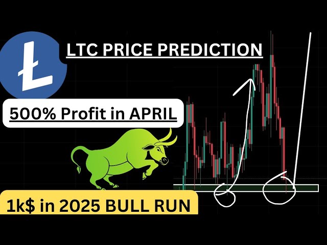 😱莱特币价格预测：2025年4月的目标500 $？ 🚀| LTC硬币会在2025年达到$ 1000吗？