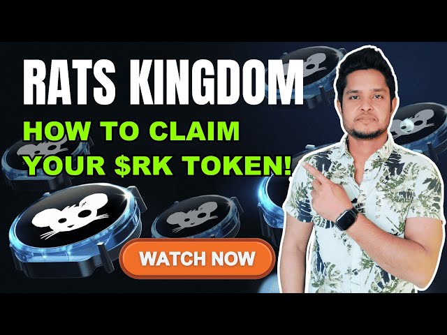 Réclamation de jeton de Rat | Comment retirer votre $ RK! | Regardez cette vidéo