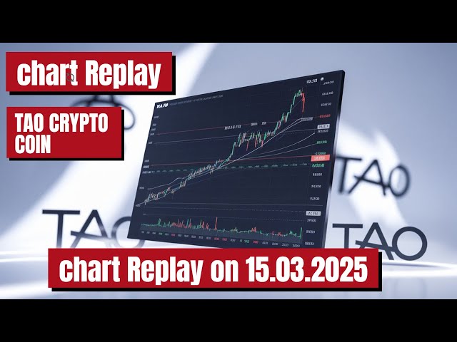 TAO CHART CRYPTO COIN CURRENCY CHART REPLAY ON 15.03.2025.
