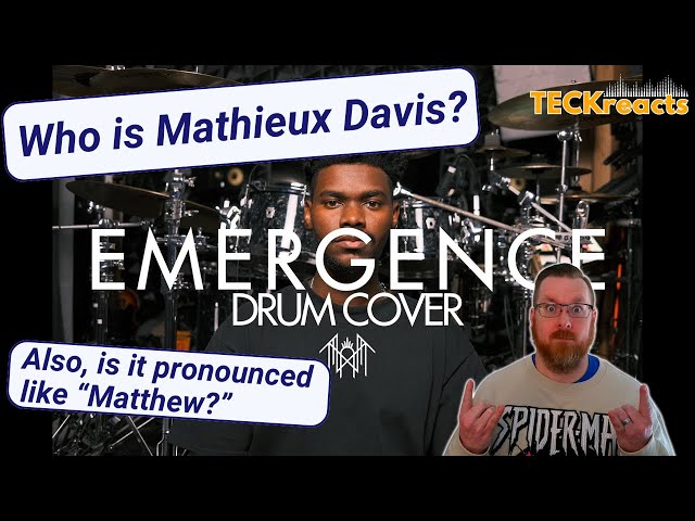 Worship Drummer Reacts to 'Sleep Token's Emergence // DRUM COVER' by Mathieux Davis