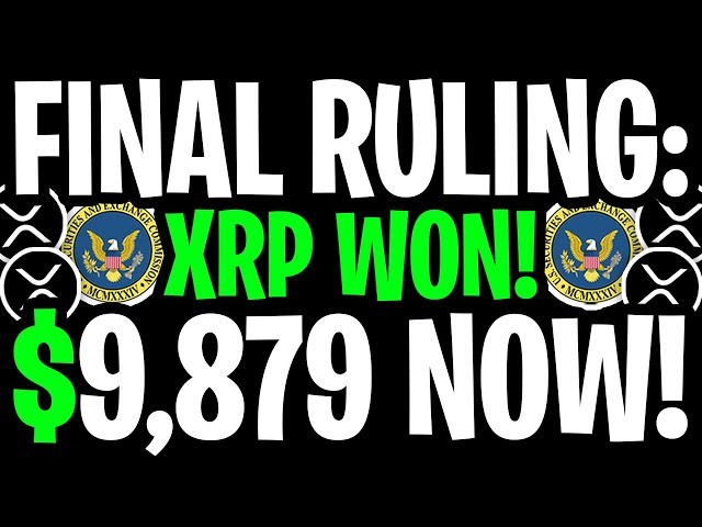 XRP Ripple：SEC與首席執行官的定居談判！ $ 9,879泵保證！ - 今天的Ripple XRP新聞
