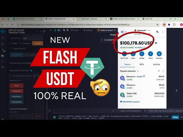 Create Flash USDT | Flash token