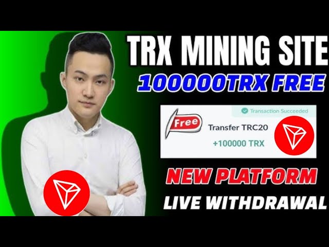 在2025年賺取免費的TRX || TRON + TRX採礦網站沒有投資||今天開始賺錢！ TRX賺取