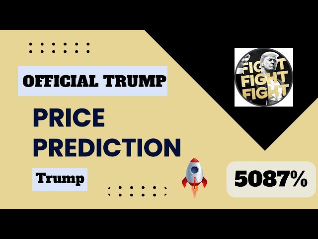 Prédiction officielle des prix de la pièce Trump pour l'analyse technique et cibles techniques de Trump Trump Run Trump