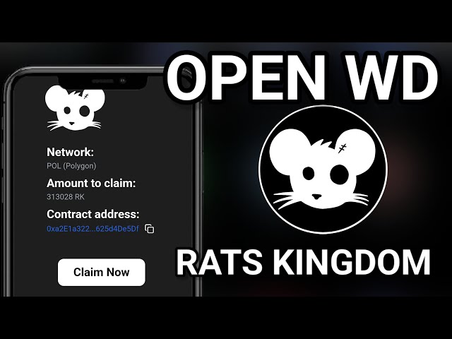 RATS Kingdom Update‼ ️ Schritt für Schritt cara Anspruch $ rk Token | RATS Kingdom Airdrop