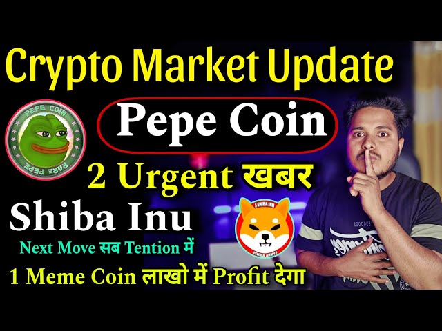 Urgent 🚨 Pepe Coin 2 urgent खबर 😱 Shiba lnu Coin | 1 MEME COIN तगड़ा Profit #BTC #CryotoCurrency