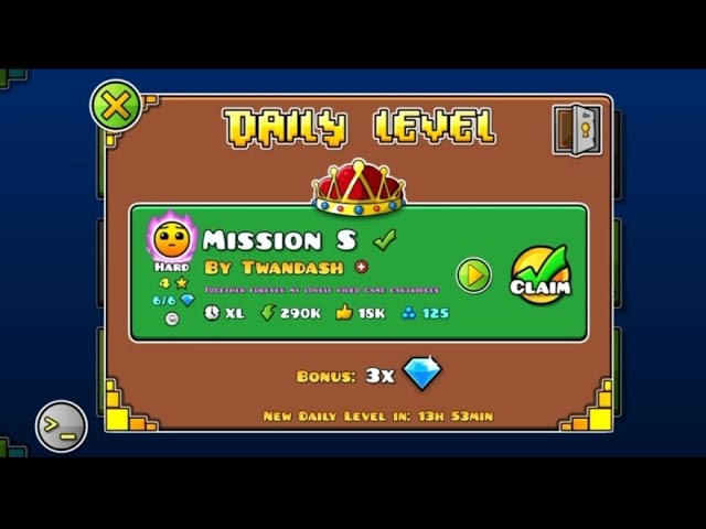 ＃217新的每日任務“ Mission S” 100％（W/COIN）級別的Twandash＆More | GD | 2025