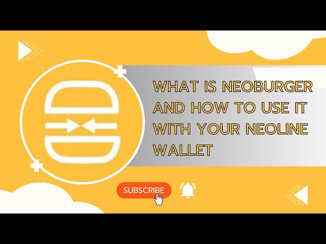 解釋有關Neoburger以及如何在Neoline Mobile（Neo Blockchain）上使用的解釋