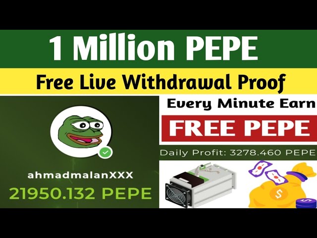 新的免费Pepe采矿网站|最好的Pepe硬币采矿网站|免费的模因硬币采矿网站现场证明