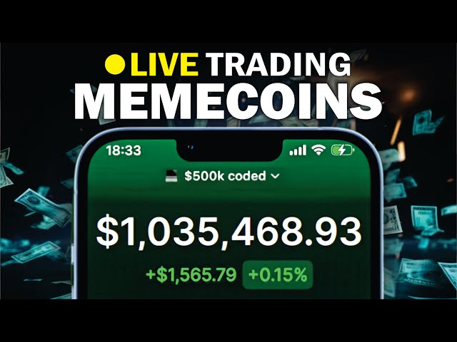 1 Sol à 1 M $ Défi ~ Trading Memecoins