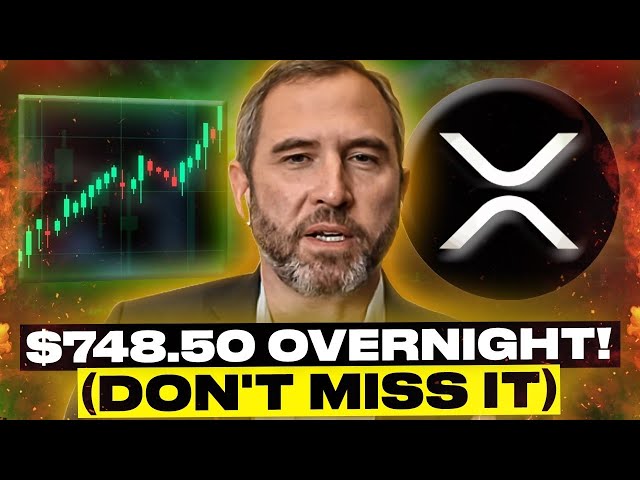 打破大規模機構的進來！ XRP至$ 748.50過夜！ （最後機會）