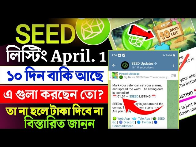 SEED Listing Date | Seed SUI Wallet Connect | SEED Token Price | Seed Airdrop Update