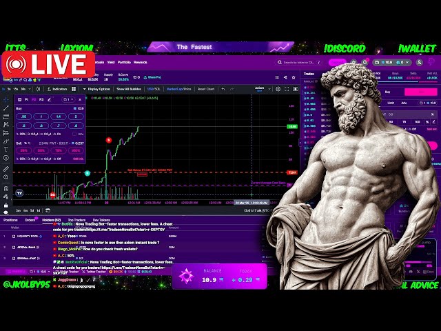 1 Sol zu 100 Sol Challenge 🤑 Live Memecoin Handel 🤑! Axiom! Nova! Wallet! Discord!