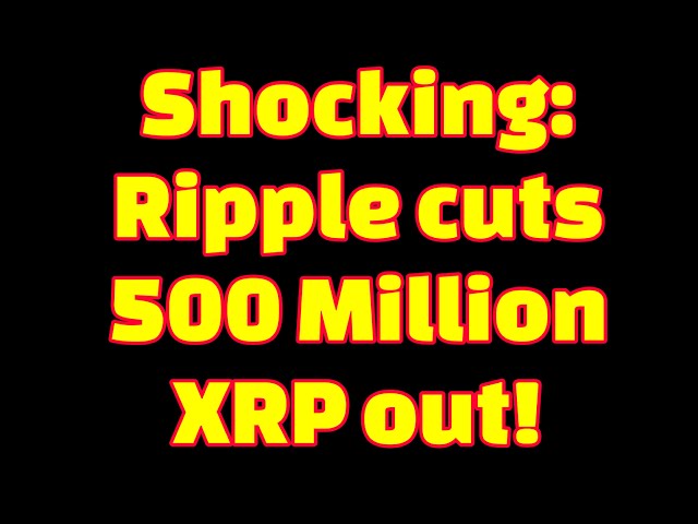 왜 5 천억 개의 XRP가 테이블에 남아 있었습니까?