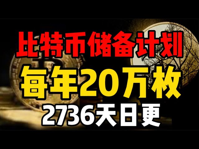 The Bitcoin reserve plan begins and the whole world begins to take action! The big one is coming! 2736 Day update