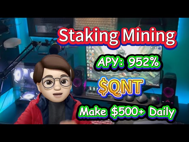 每天賺取500U+，使用Staging QNT令牌 - 最熱的加密量子硬幣項目，用於900％+回報！