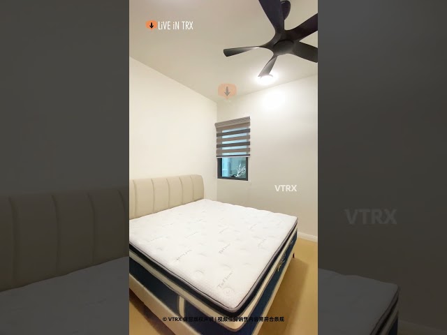 TRX Residences 50 square meters one-room value of RM5,000 | Extra large floor-to-ceiling windows, home appliances and kitchenware are fully equipped
