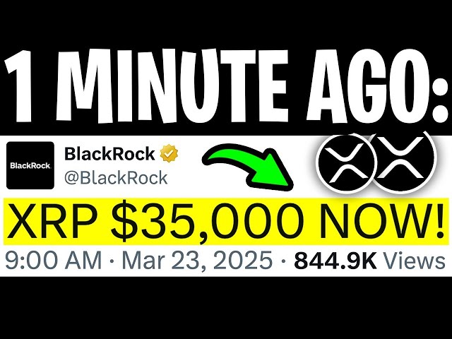 XRP Ripple: BlackRock leckt versehentlich den XRP -Preis! ($ 35.000 Pumpe genehmigt) - Ripple XRP News heute