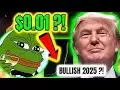 Donald Trump: "Ich habe einen gigantischen Kauf von Pepe Coin getätigt, 100x wird heute Abend aufsteigen!