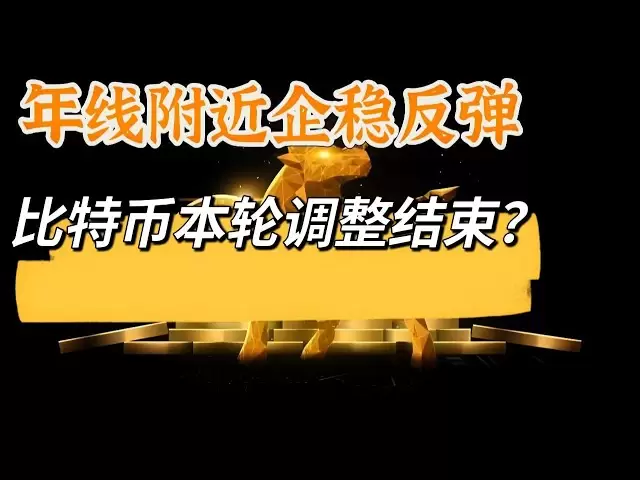 比特币走势回踩年线附近后再次企稳反弹，本轮调整结束？