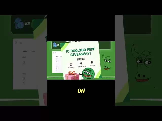 Pepe Coin Giveaway - Pepe News aujourd'hui 🚀