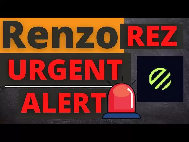 Renzo Coin Rez代币的价格新闻今天 - 价格预测和技术分析