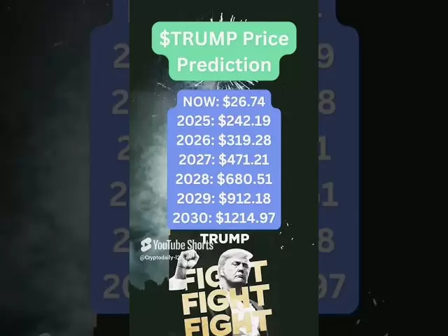 特朗普硬币的价格预测2025今天的特朗普硬币价格＃DogeCoin＃交易＃比特币＃短裤