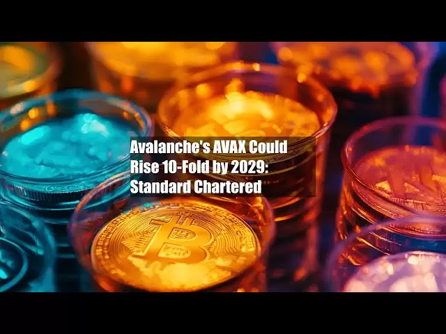 雪崩的avax到2029年可能会上升10倍：标准包机