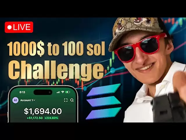Turning 1000 Dollars into 100 Solana LIVE Trading Memecoins (54 SOL)