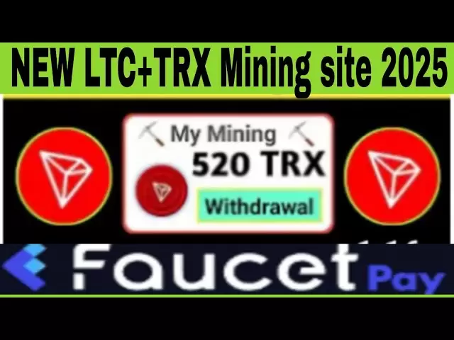 💲新免費LTC+TRX採礦場2025 ||免費加密採礦應用2025 ||採礦網站2025💲