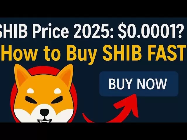 Shiba Inu Coin Price Prediction 2025 : Shib Crypto Now + 라이브 업데이트를 구매하는 방법