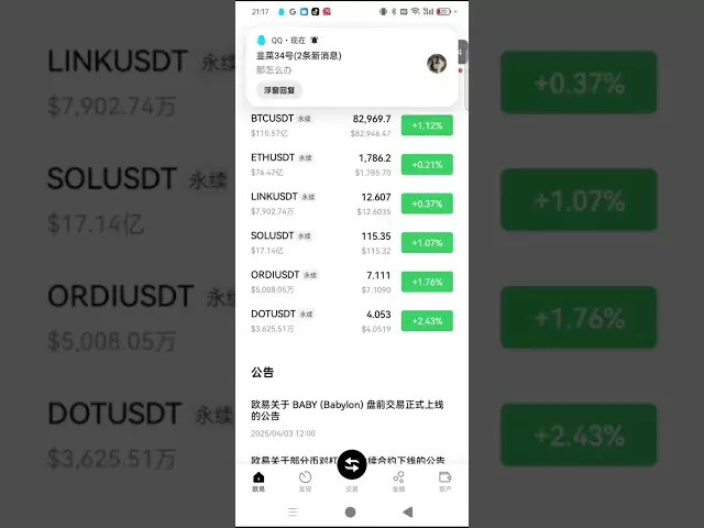比特幣行情分析2025.4.4空單我就拿著，我就等八萬